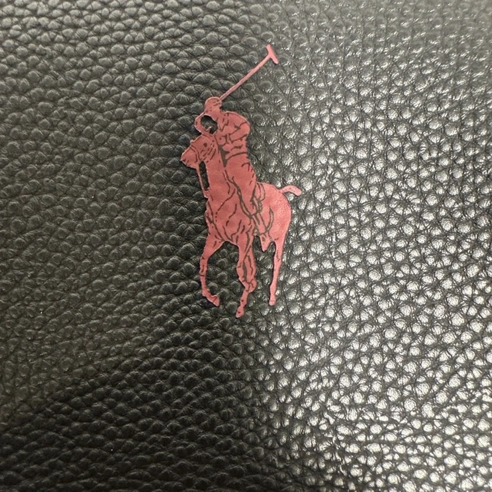 Polo Ralph Lauren Pebbled Duffle bag black